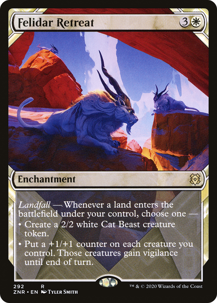 {R} Felidar Retreat (Showcase) [Zendikar Rising][ZNR 292]