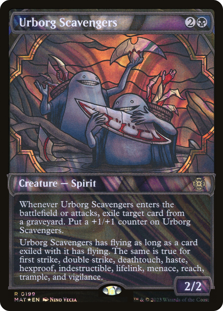 {R} Urborg Scavengers (Showcase Halo Foil) [March of the Machine: The Aftermath][MAT 199]