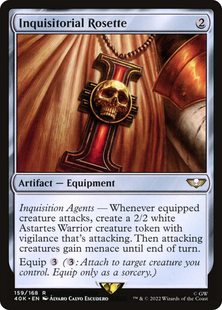 {R} Inquisitorial Rosette [Universes Beyond: Warhammer 40,000][40K 159]