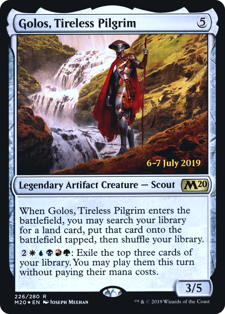 {R} Golos, Tireless Pilgrim [Core Set 2020 Prerelease Promos][PR M20 226]