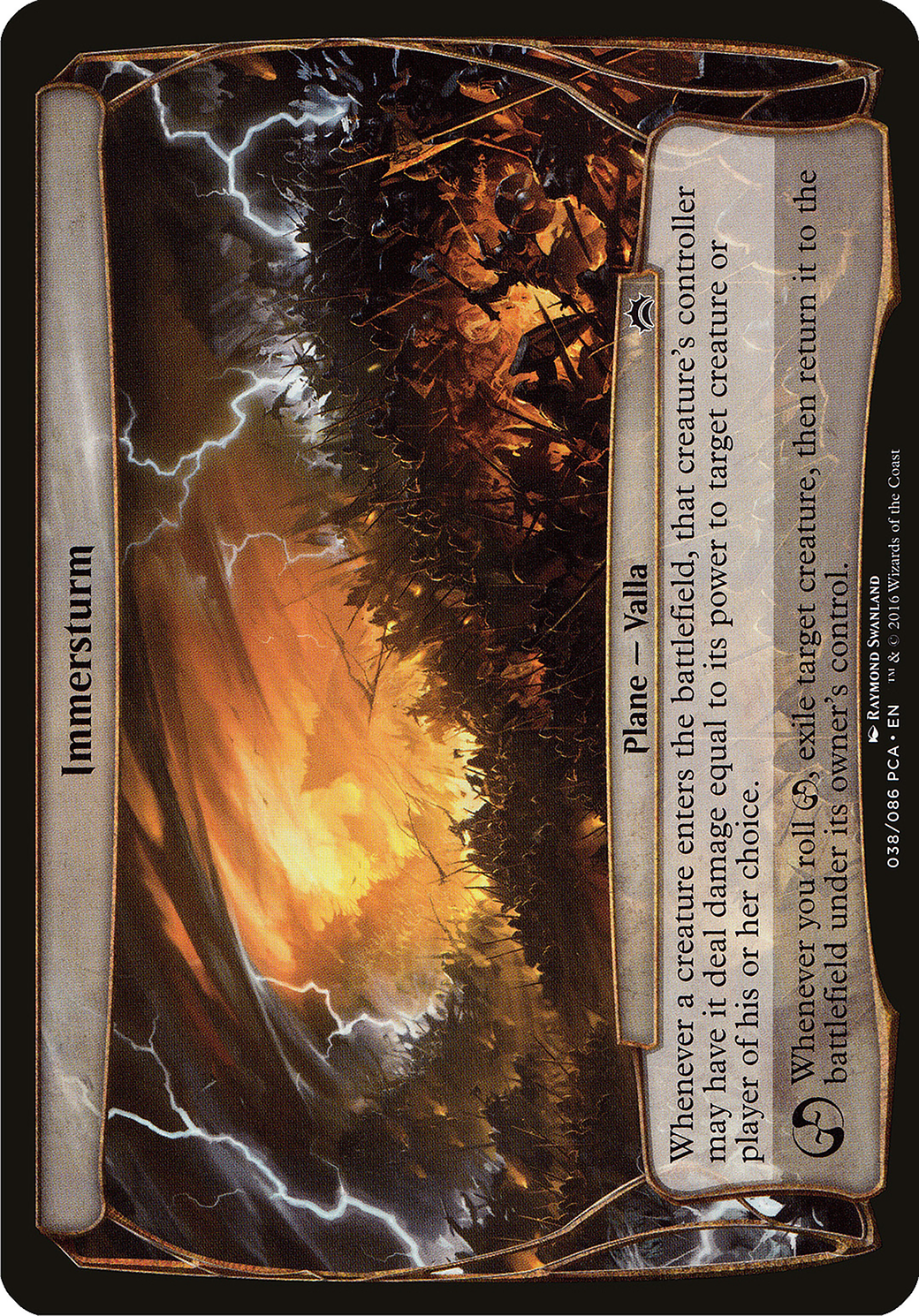 {O} Immersturm (Planes) [Planechase Anthology Planes][OVR PCA 038]