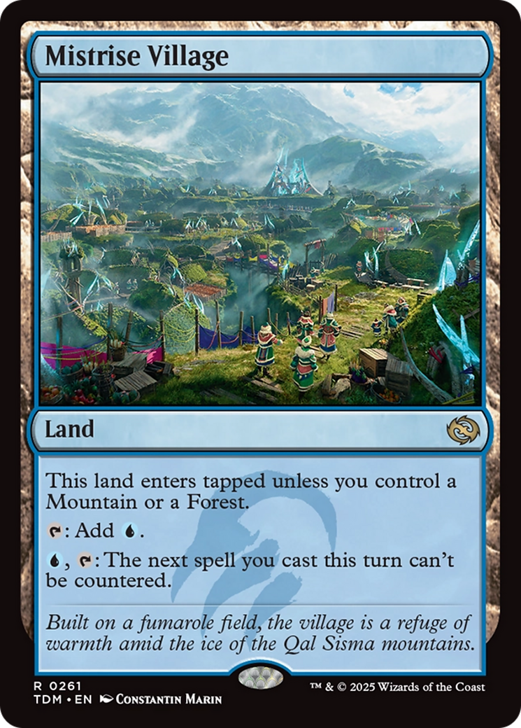 {@R} Mistrise Village [Tarkir: Dragonstorm][TDM 261]