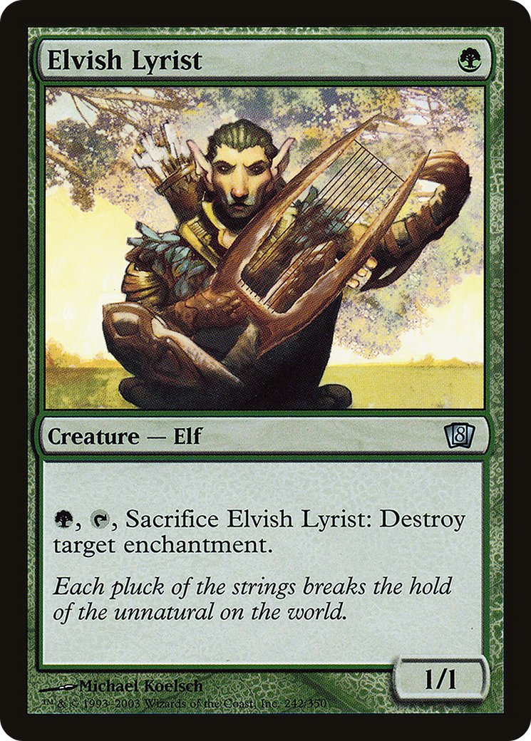 {C} Elvish Lyrist [Eighth Edition][8ED 242]