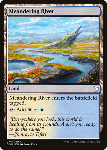 {C} Meandering River [Dominaria][DOM 274]