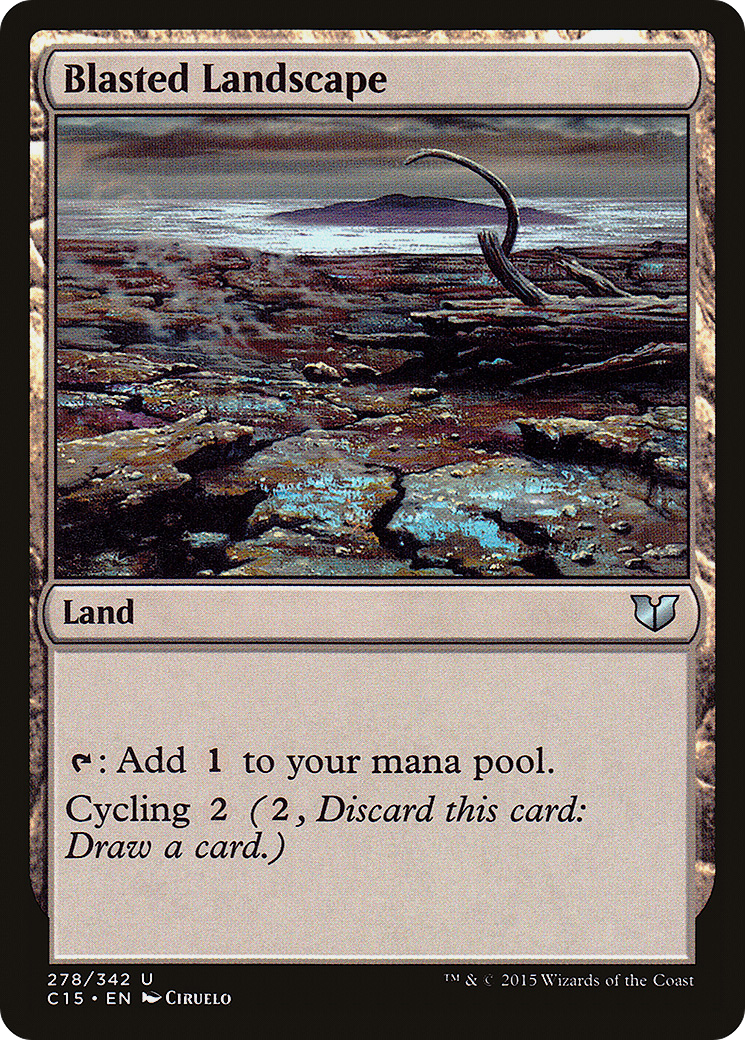{C} Blasted Landscape [Commander 2015][C15 278]