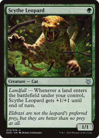 {C} Scythe Leopard [Duel Decks: Nissa vs. Ob Nixilis][DDR 019]