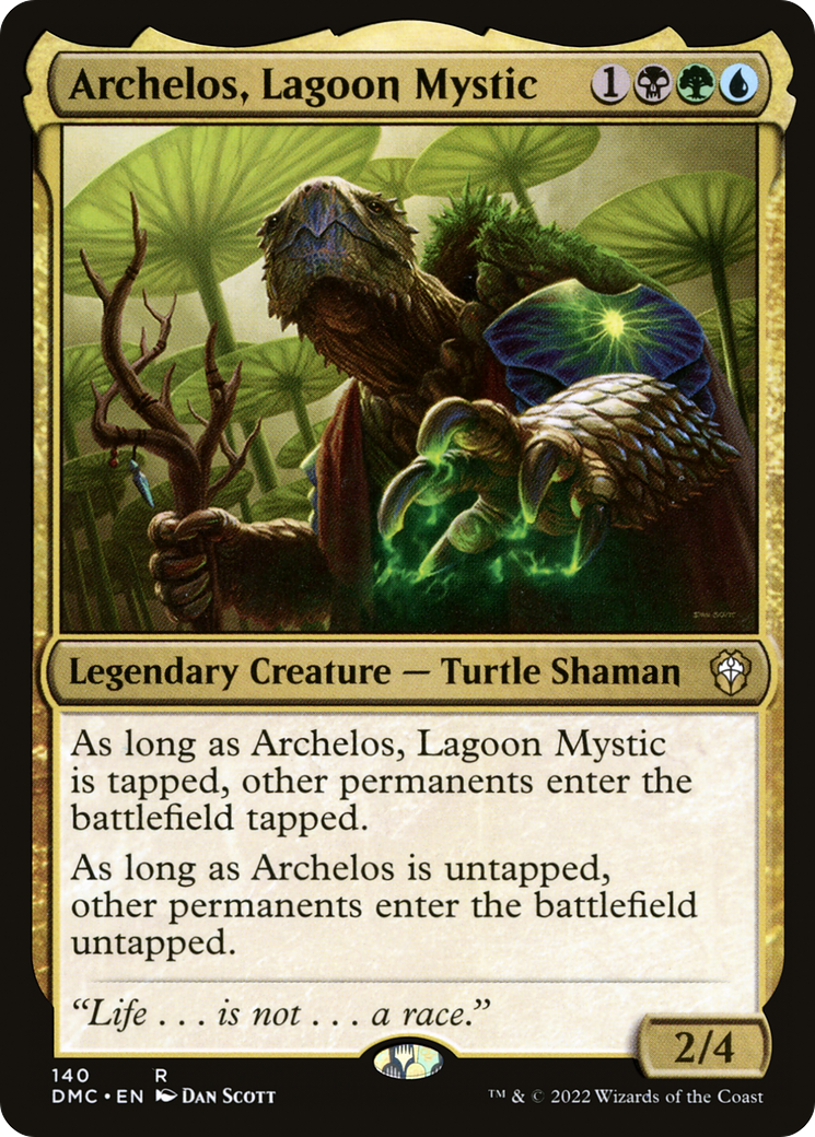 {R} Archelos, Lagoon Mystic [Dominaria United Commander][DMC 140]