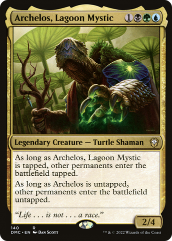 {R} Archelos, Lagoon Mystic [Dominaria United Commander][DMC 140]