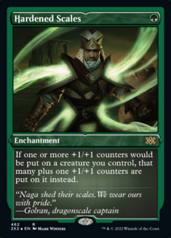 {R} Hardened Scales (Foil Etched) [Double Masters 2022][2X2 462]