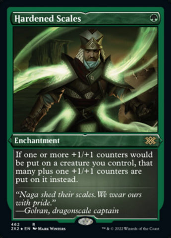 {R} Hardened Scales (Foil Etched) [Double Masters 2022][2X2 462]