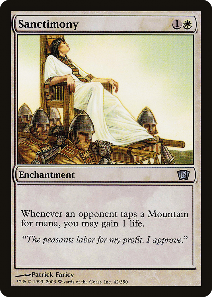 {C} Sanctimony [Eighth Edition][8ED 042]