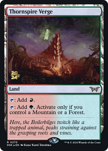 {@R} Thornspire Verge [Duskmourn: House of Horror Prerelease Promos][PR DSK 270]