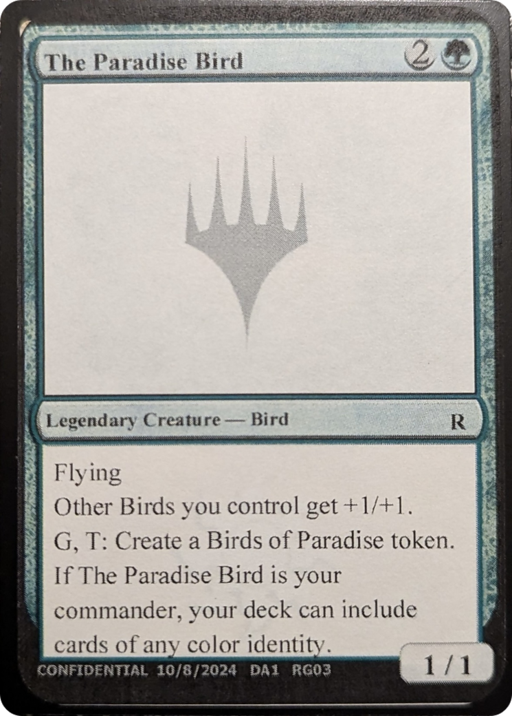 {R} The Paradise Bird [Mystery Booster 2 Playtest Cards][MB2 PLAYTEST]