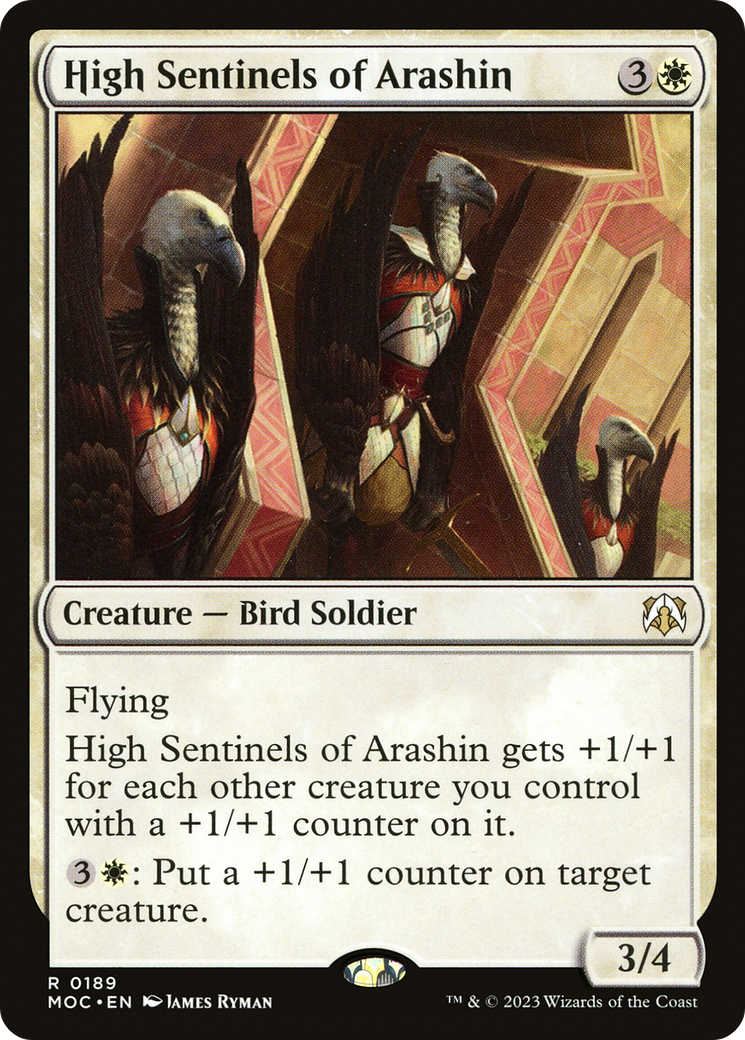 {R} High Sentinels of Arashin [March of the Machine Commander][MOC 189]