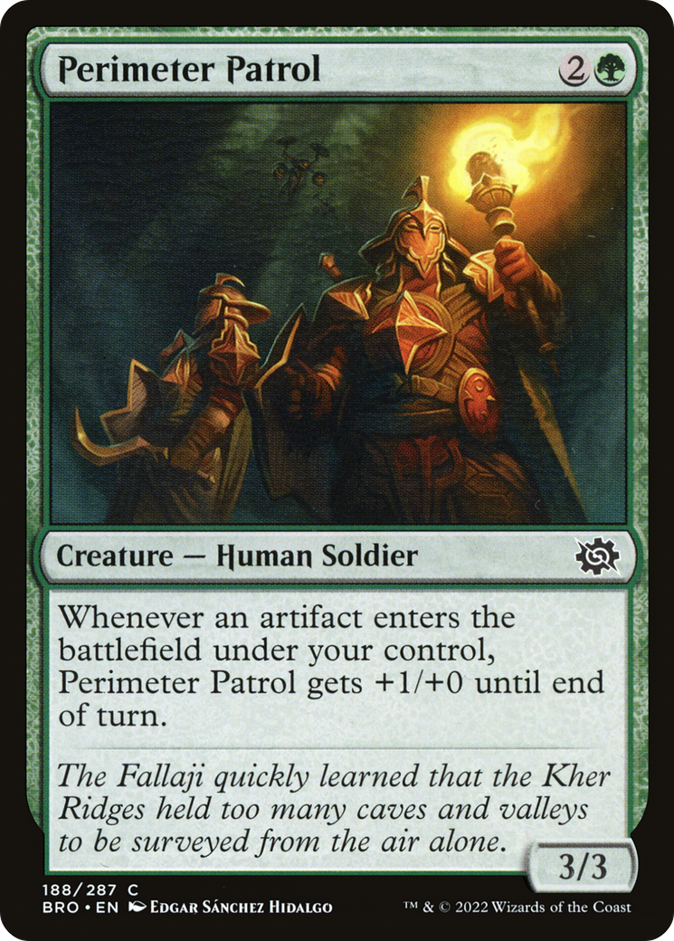 {C} Perimeter Patrol [The Brothers' War][BRO 188]