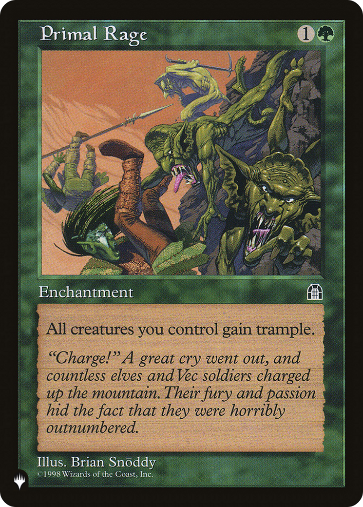 Primal Rage [LIST ]