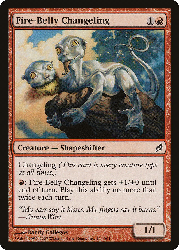 {C} Fire-Belly Changeling [Lorwyn][LRW 164]
