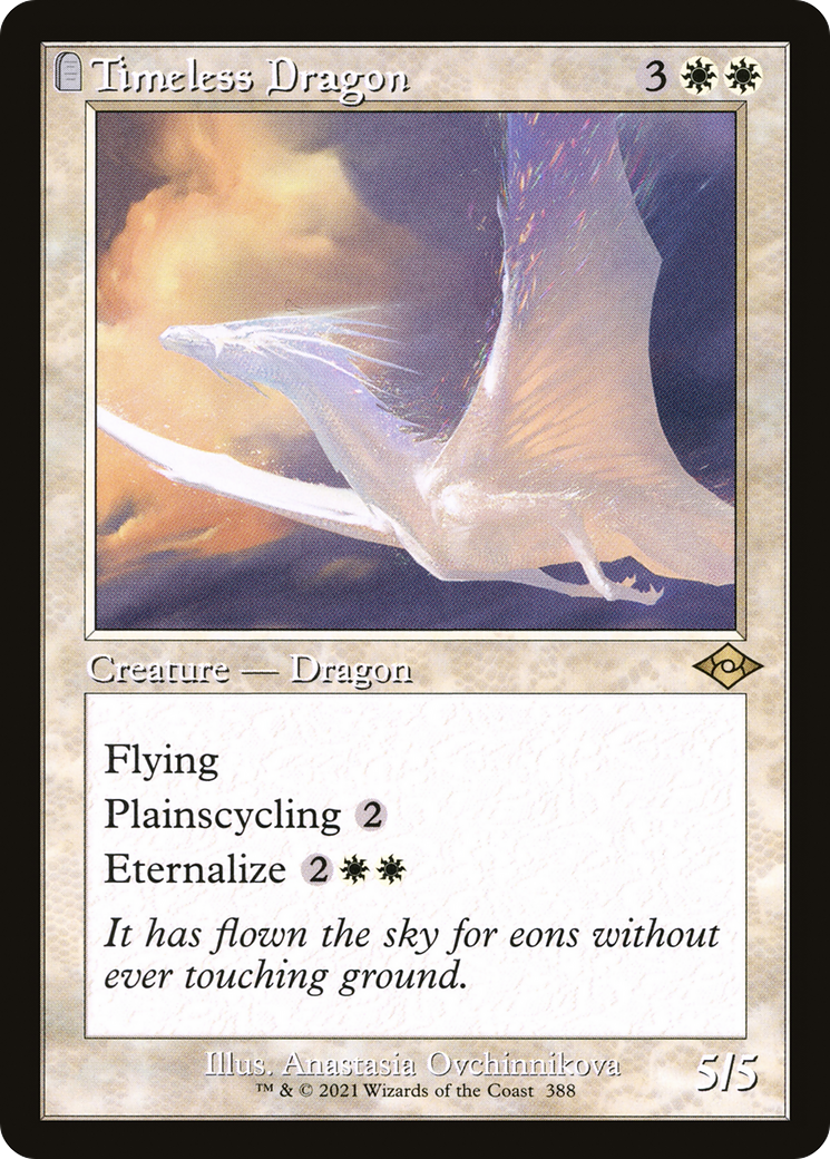 {R} Timeless Dragon (Retro Frame): (tombstone) [Modern Horizons 2] [MH2 388]