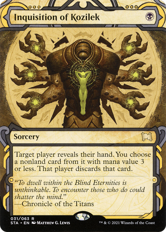 {R} Inquisition of Kozilek [Strixhaven: School of Mages Mystical Archive][STA 031]