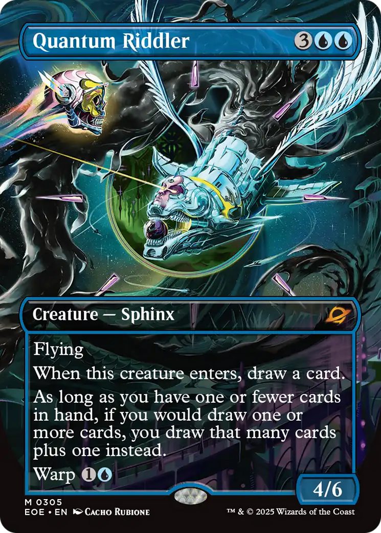 {@@ EOE R} Quantum Riddler (Borderless) [Edge of Eternities][EOE 305]