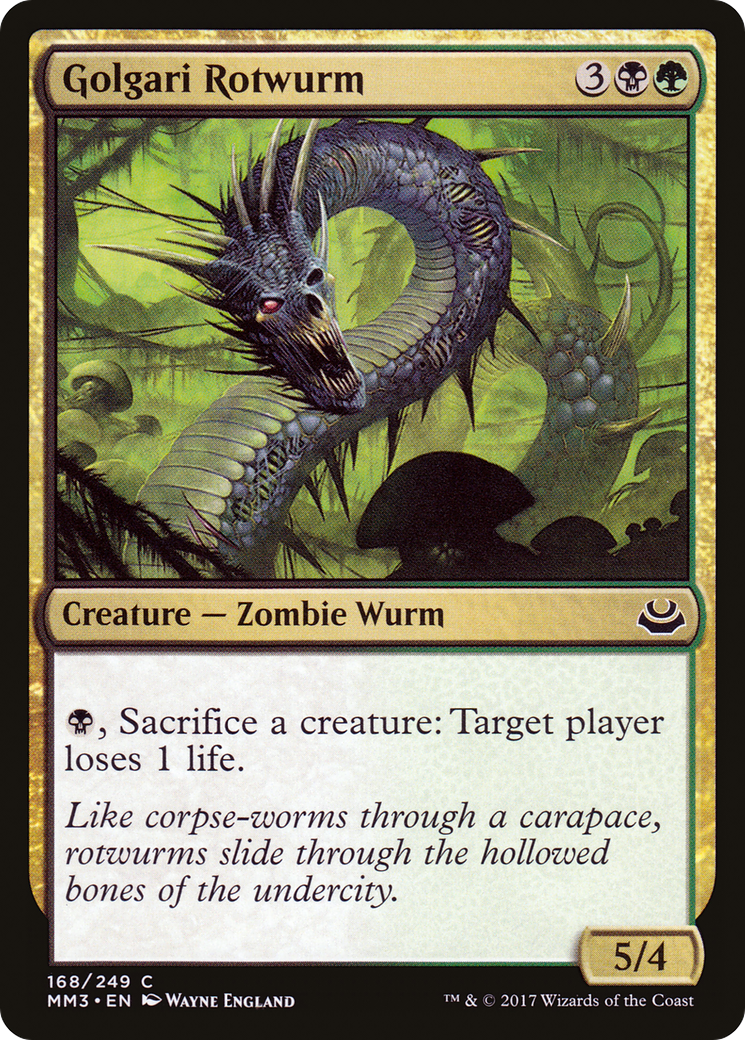 {C} Golgari Rotwurm [Modern Masters 2017][MM3 168]