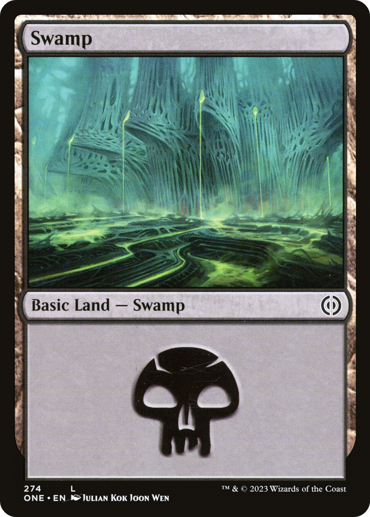 {B} Swamp (274) [Phyrexia: All Will Be One][ONE 274]