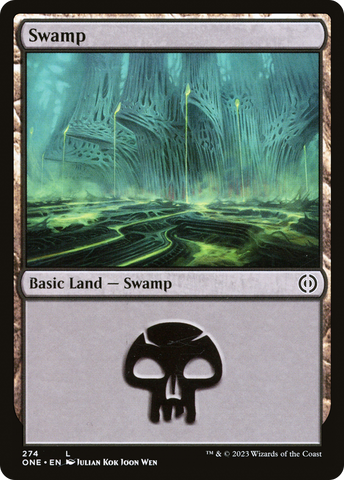 {B} Swamp (274) [Phyrexia: All Will Be One][ONE 274]