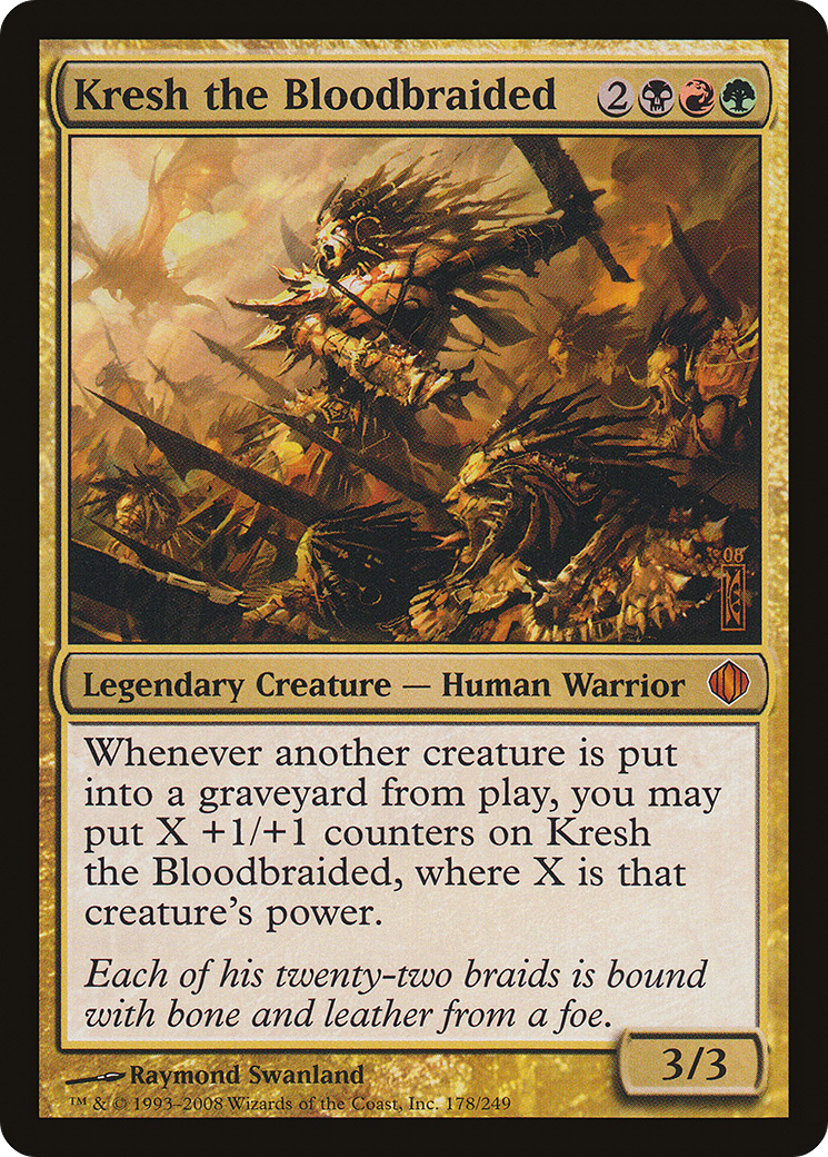 {R} Kresh the Bloodbraided [Shards of Alara][ALA 178]