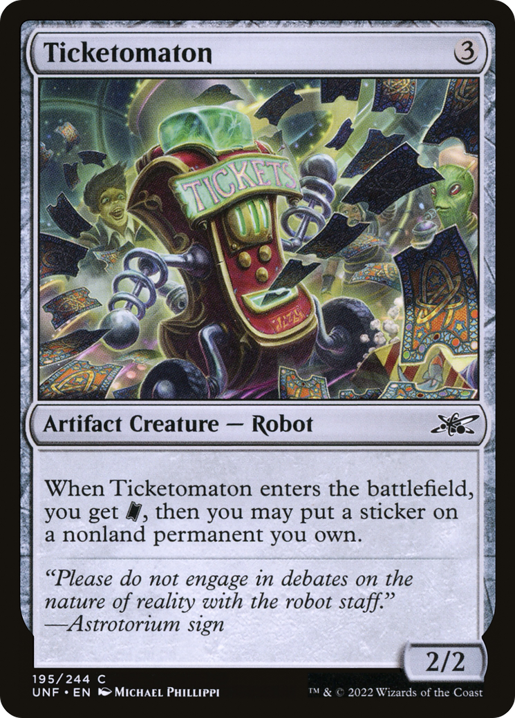 {C} Ticketomaton [Unfinity][UNF 195]