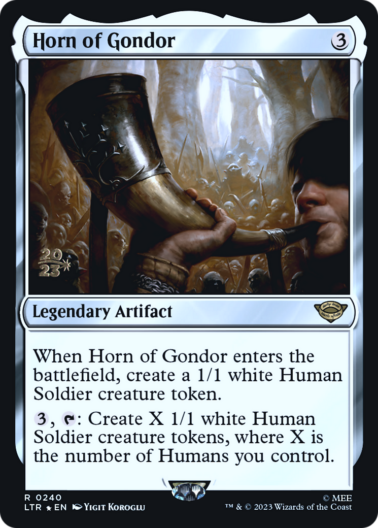 {R} Horn of Gondor [The Lord of the Rings: Tales of Middle-Earth Prerelease Promos][PR LTR 240]
