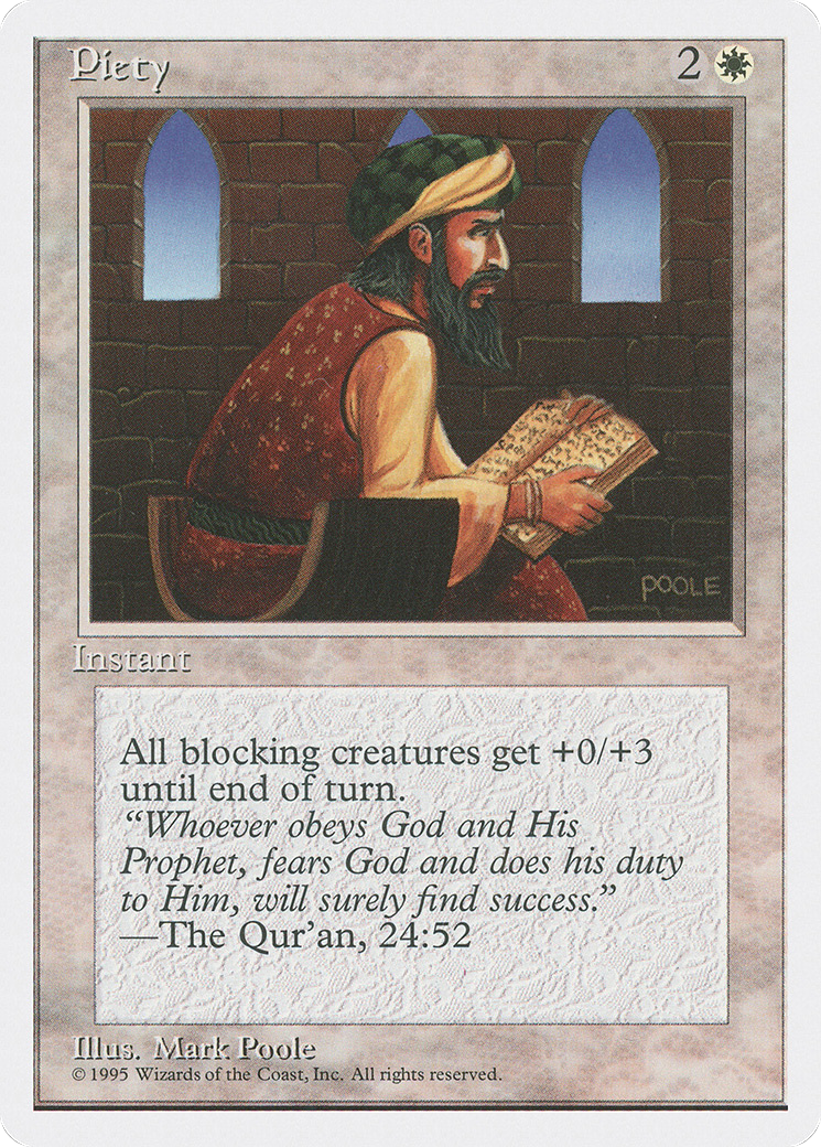 {C} Piety [Fourth Edition][4ED 041]