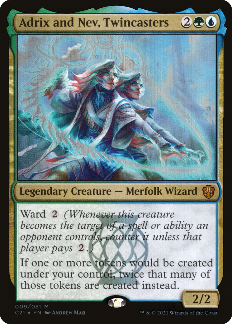 {R} Adrix and Nev, Twincasters [Commander 2021][C21 009]
