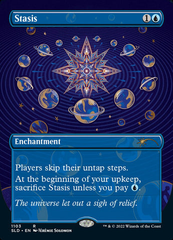 {R} Stasis (Borderless) [Secret Lair Drop Series][SLD 1103]
