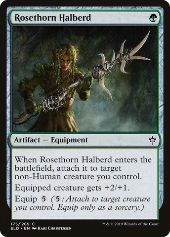 {C} Rosethorn Halberd [Throne of Eldraine][ELD 175]