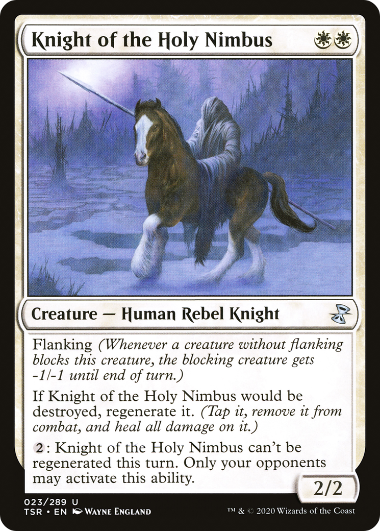 {C} Knight of the Holy Nimbus [Time Spiral Remastered][TSR 023]