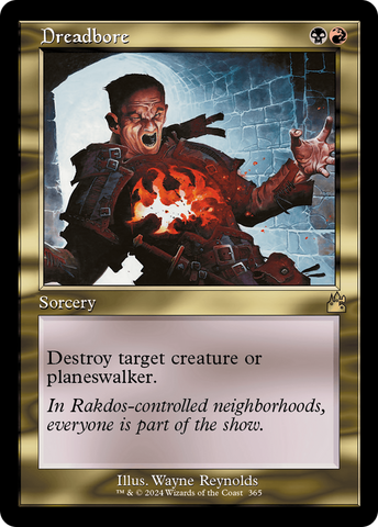 {R} Dreadbore (Retro Frame) [Ravnica Remastered][RVR 365]
