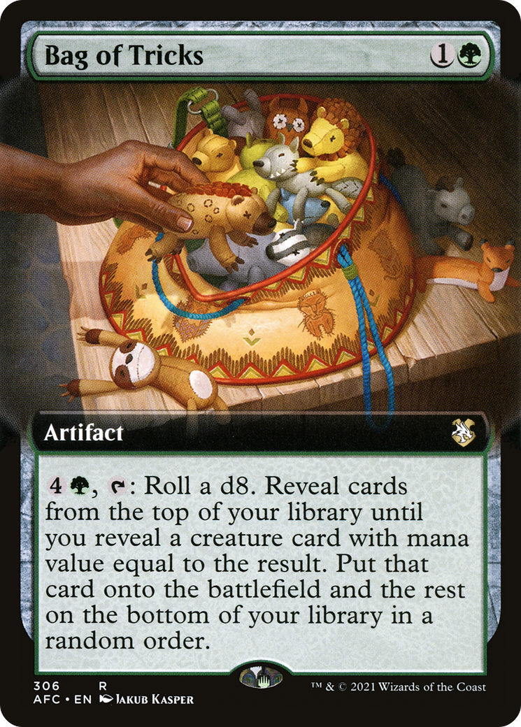{R} Bag of Tricks (Extended Art) [Dungeons & Dragons: Adventures in the Forgotten Realms Commander][AFC 306]