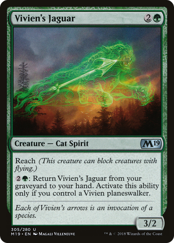 {C} Vivien's Jaguar [Core Set 2019][M19 305]