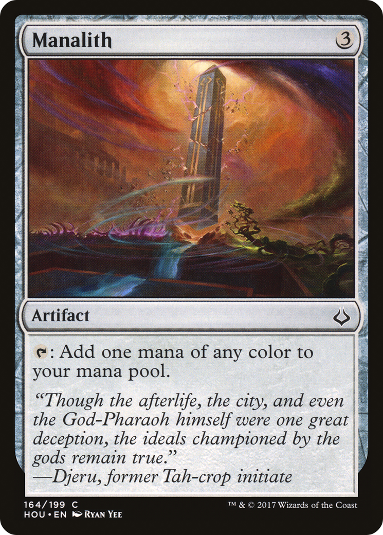 {C} Manalith [Hour of Devastation][HOU 164]