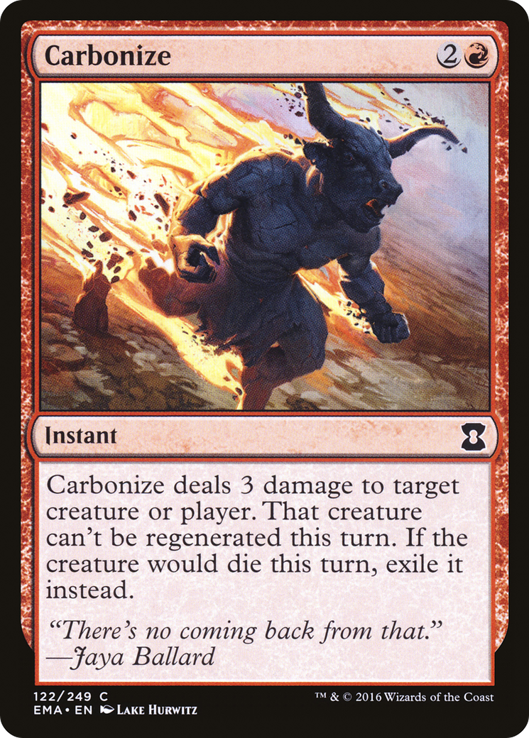 {C} Carbonize [Eternal Masters][EMA 122]
