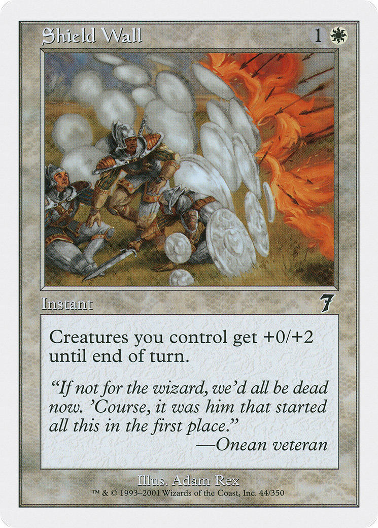 {C} Shield Wall [Seventh Edition][7ED 044]