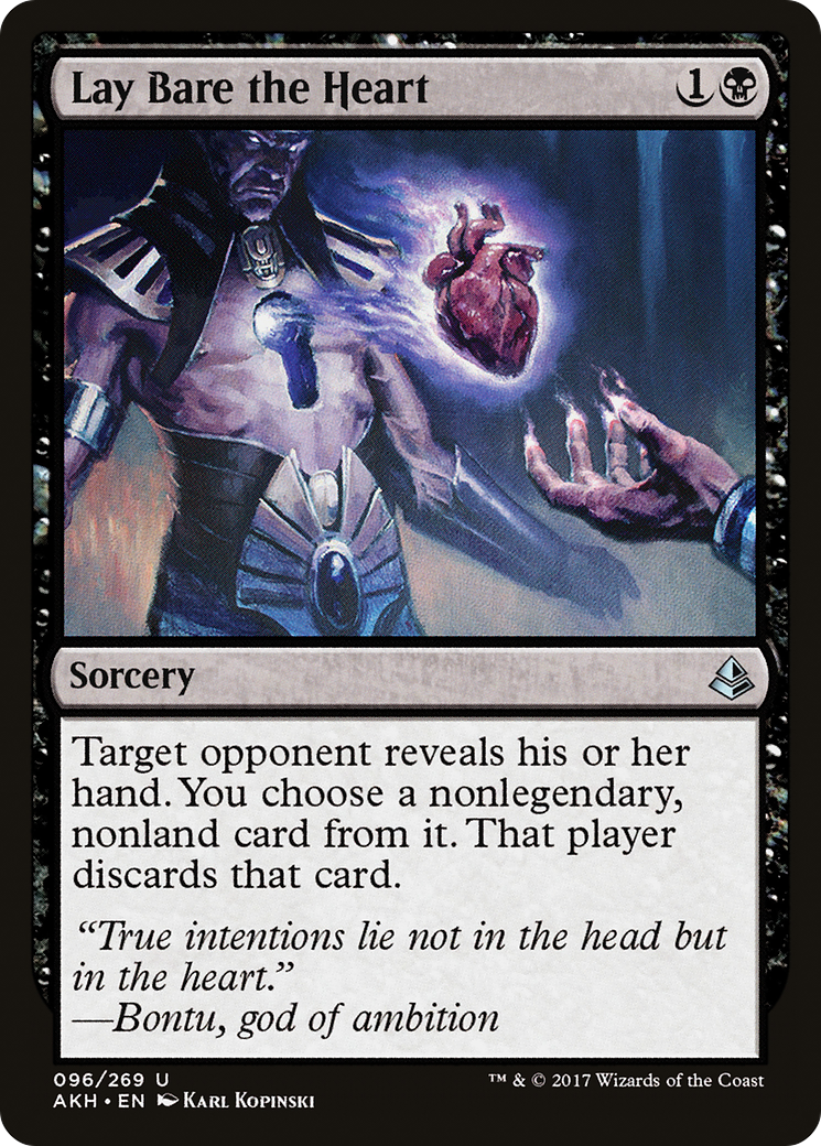 {C} Lay Bare the Heart [Amonkhet][AKH 096]