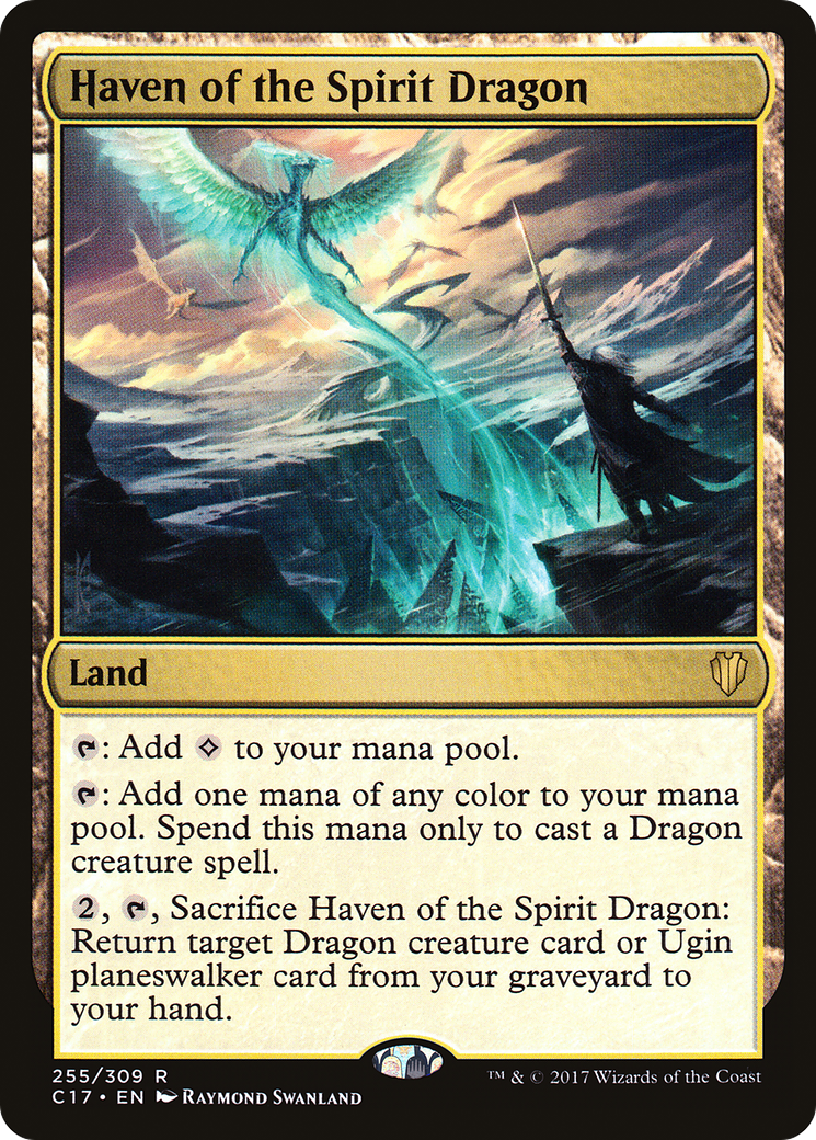 {R} Haven of the Spirit Dragon [Commander 2017][C17 255]
