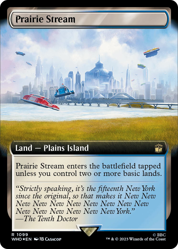 {R} Prairie Stream (Extended Art) (Surge Foil) [Doctor Who][WHO 1099]