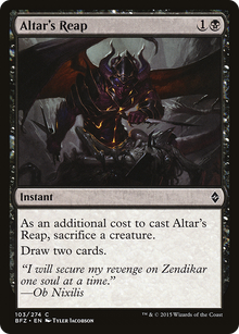 {C} Altar's Reap [Battle for Zendikar][BFZ 103]