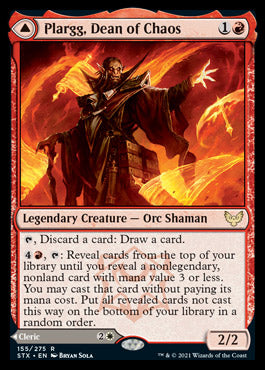{R} Plargg, Dean of Chaos // Augusta, Dean of Order [Strixhaven: School of Mages][STX 155]
