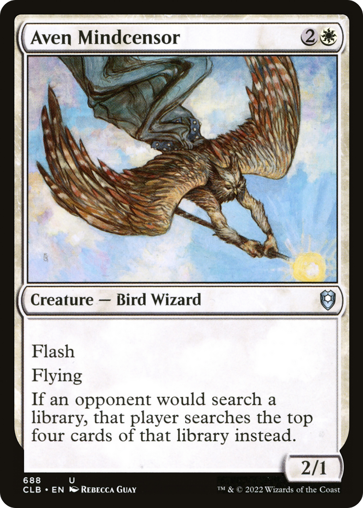 {C} Aven Mindcensor [Commander Legends: Battle for Baldur's Gate][CLB 688]
