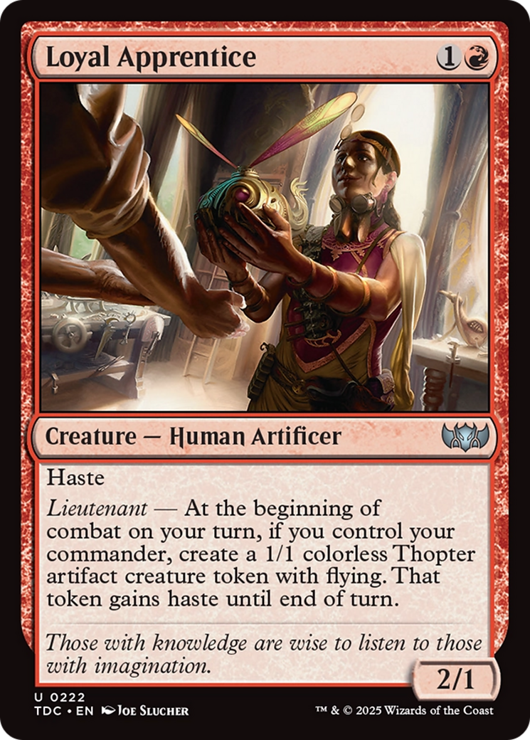 {C} Loyal Apprentice [Commander Tarkir Dragonstorm] [TDC 222]