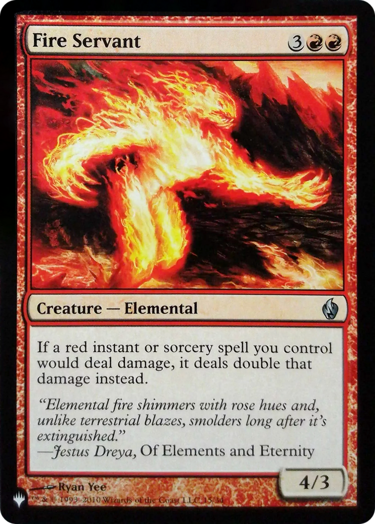 Fire Servant [LIST 15/34]