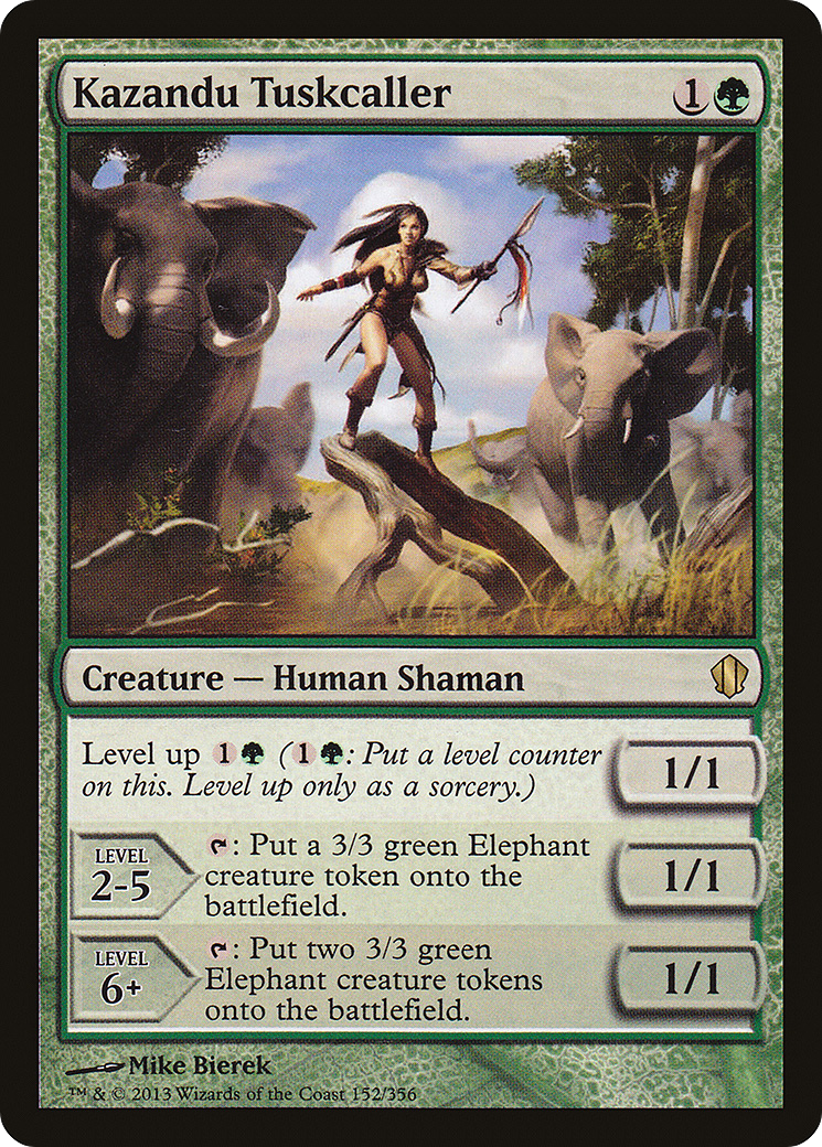 {R} Kazandu Tuskcaller [Commander 2013][C13 152]